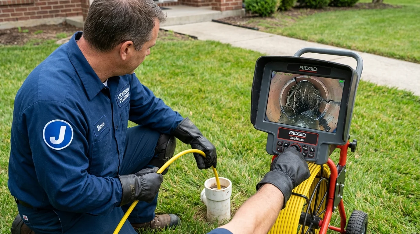 Sewer camera inspection being performed by Johns Plumbing LLC in Kingstree